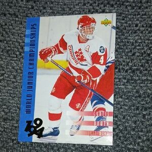 3 Canada Red & White Hockey Trading Card - World Junior Championships